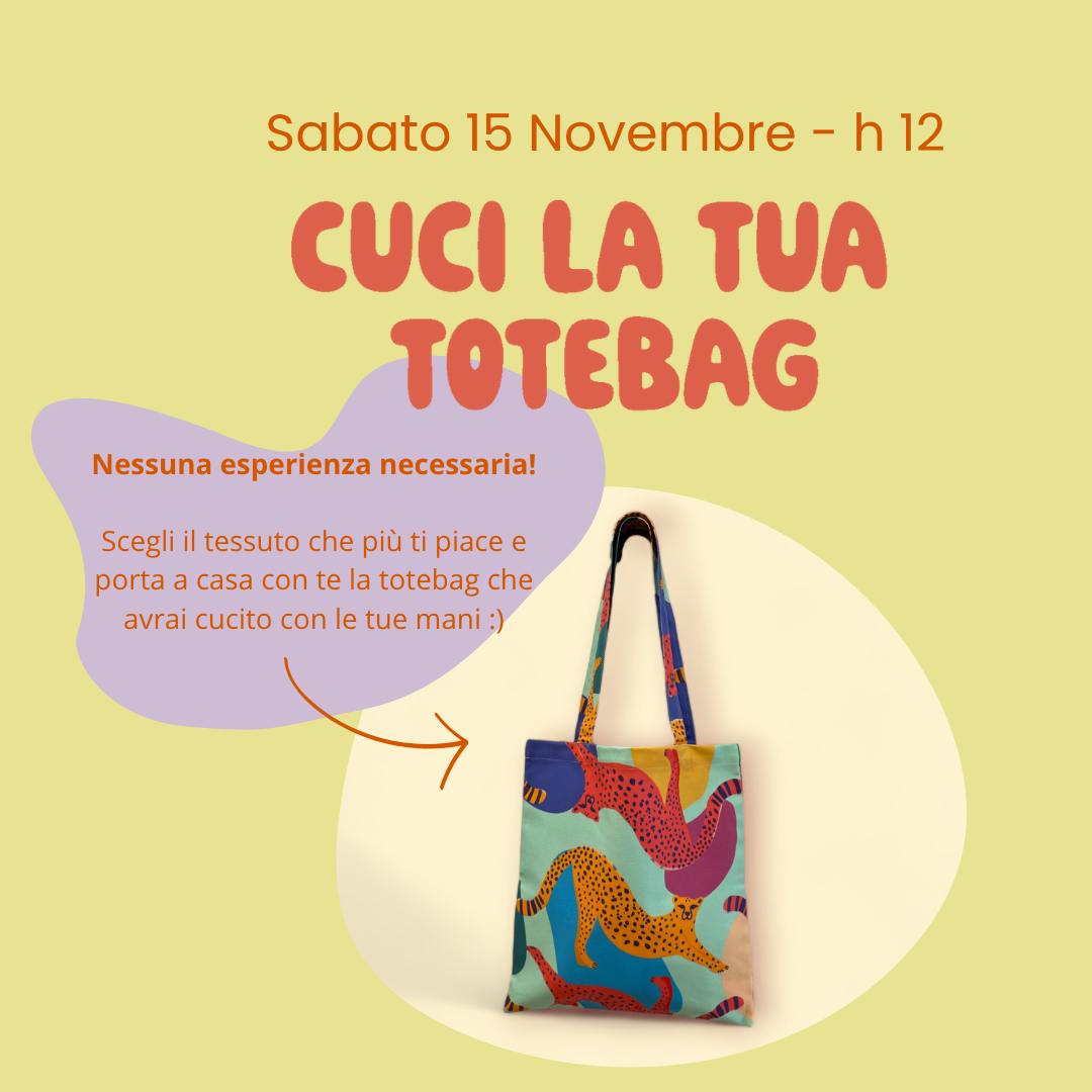 Workshop di cucito: la totebag!