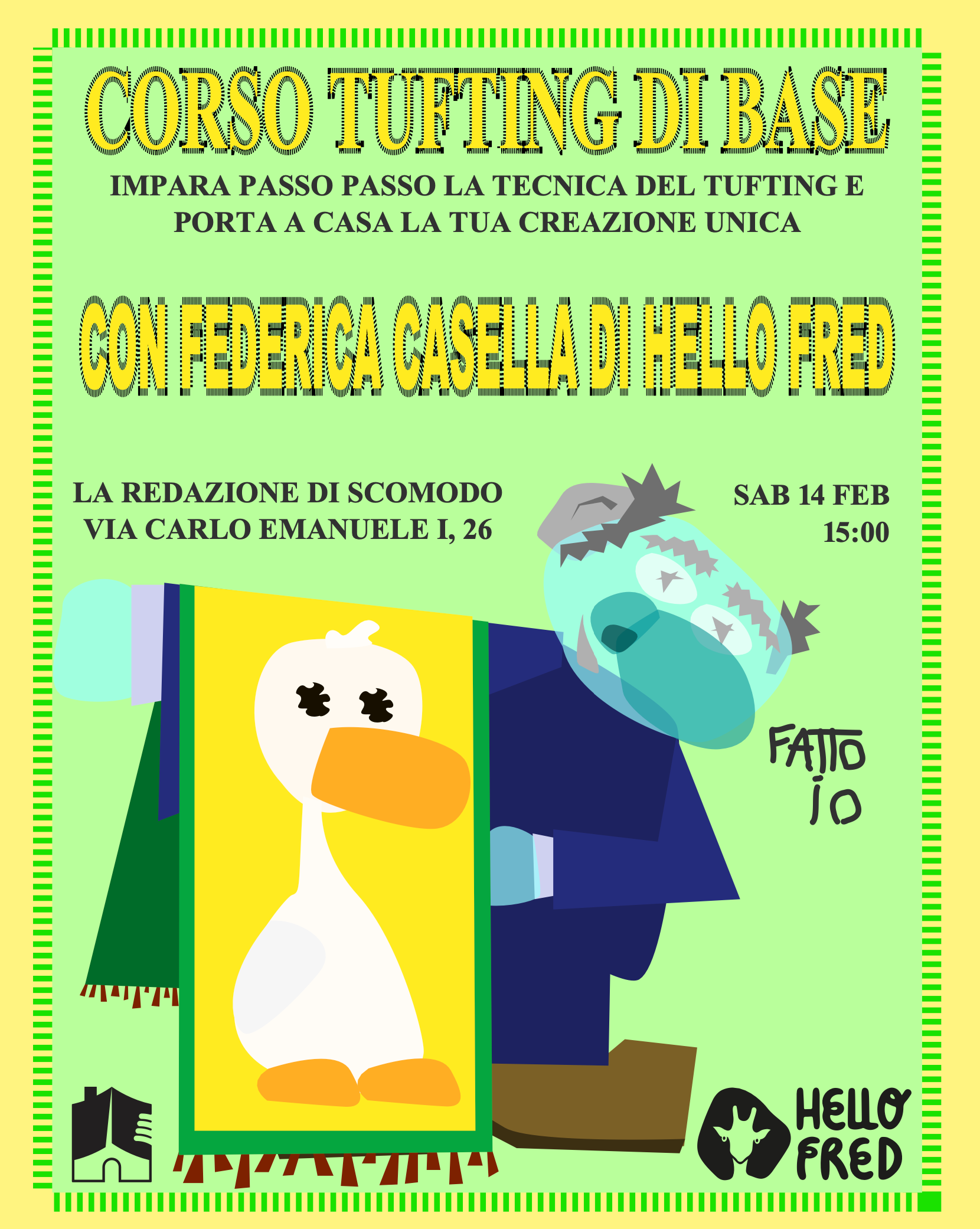 Workshop di Tufting con Scomodo!