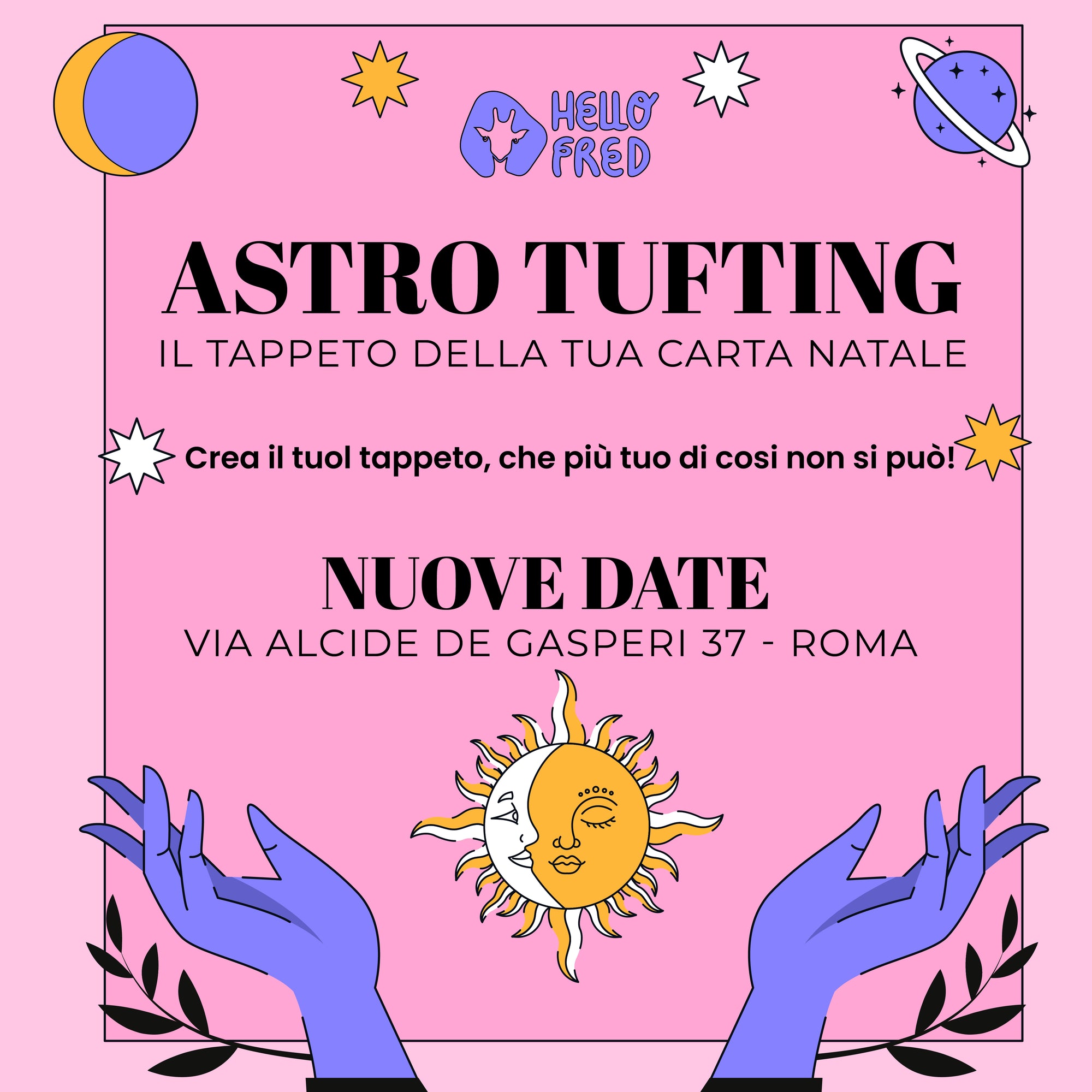 AstroTufting: il tappeto della tua carta astrale