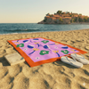 Telo Mare in Microfibra - Fiori